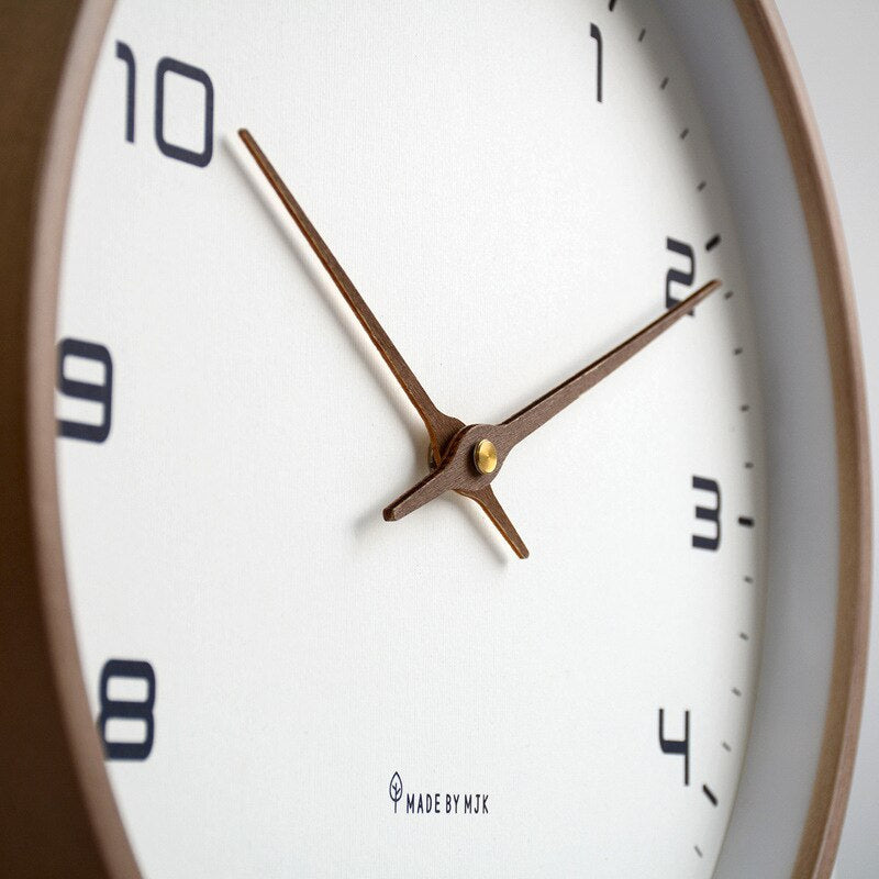 Stylish Scandinavian Wooden Wall Clock