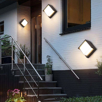 Geometric LED Outdoor Wall Light