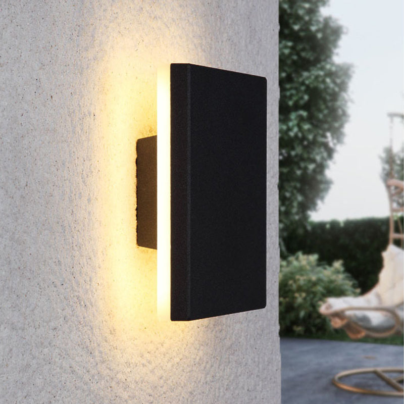 Modern Geometric LED Outdoor Wall Light