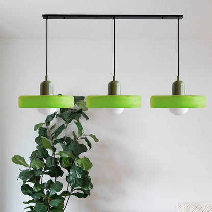 Triple Glass Pendant Light