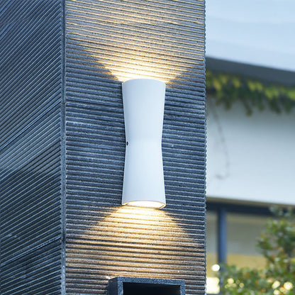 Modern Dual-Beam LED Outdoor Wall Light