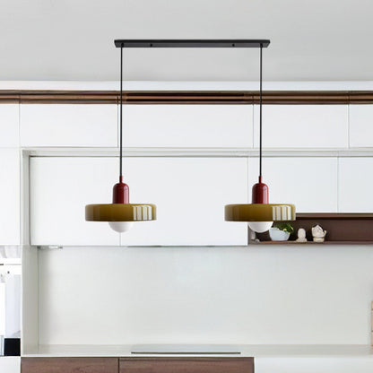 Sleek Glass Dining Lamp