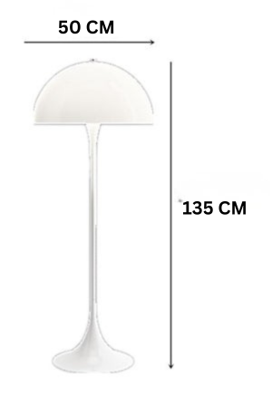 Modern mushroom floor lamp