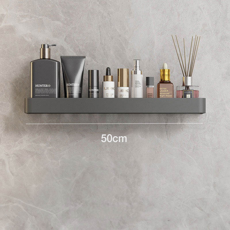 Modern Gray Bathroom Shelf
