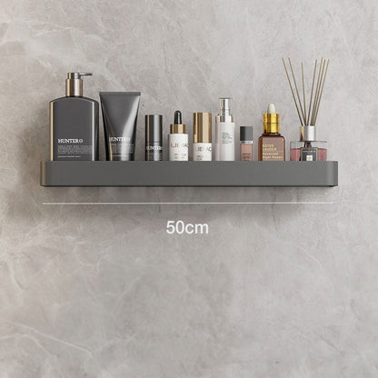Modern Gray Bathroom Shelf