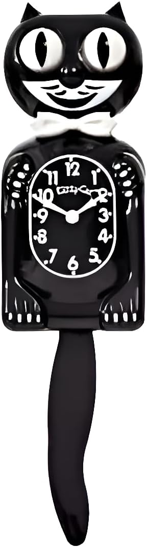 Felisca Retro Black Cat Wall Clock