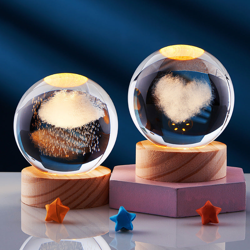 3D Glow Crystal Magic Lamp