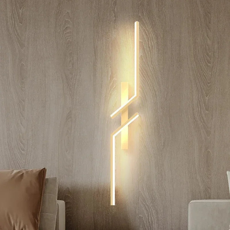 Design LED Streifen Wandleuchte – Für Schlafzimmer, Wohnzimmer & Büro-Aster Selection