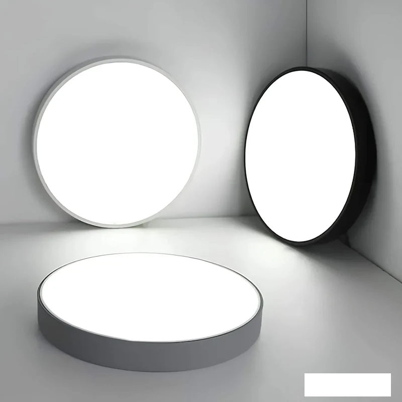 Modern ceiling light with glossy finish