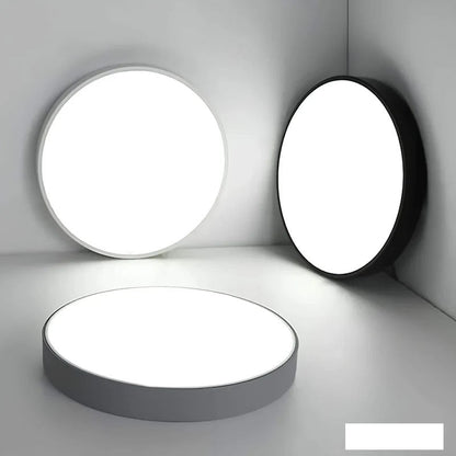Modern ceiling light with glossy finish