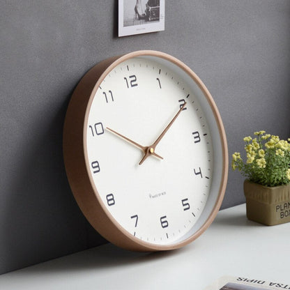 Stylish Scandinavian Wooden Wall Clock