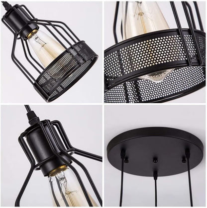 Vintage Black Island Fixture