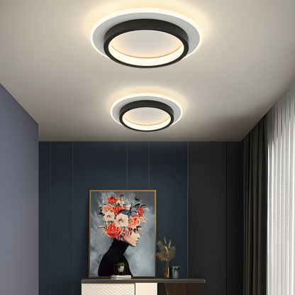 Round Metal & Acrylic Ceiling Light