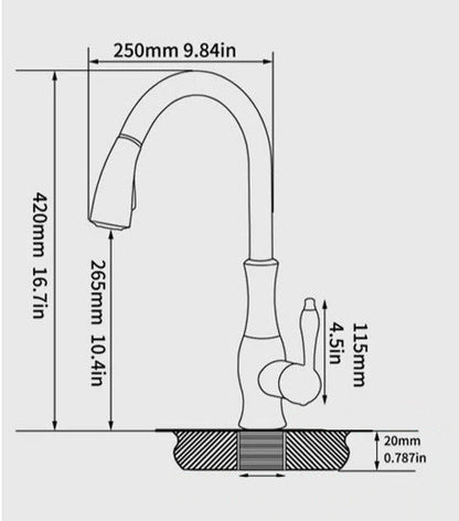 Modern Pull-out Kitchen Faucet