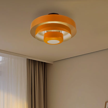 Mid-Century Flush Mount Light