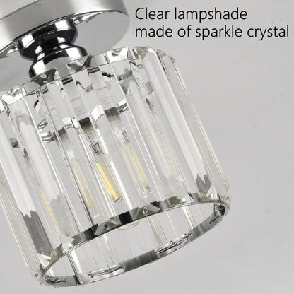 Set of 2 Crystal Ceiling Lights