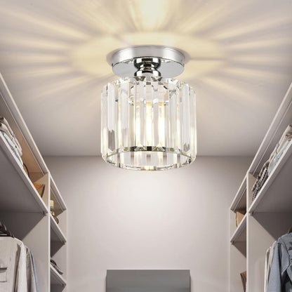 Sleek Black Hallway Ceiling Light