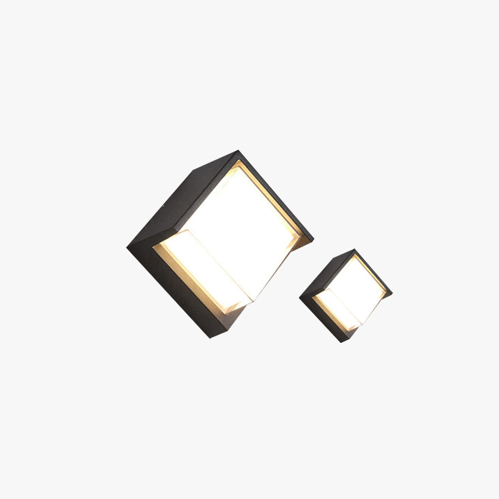 Geometric LED Outdoor Wall Light