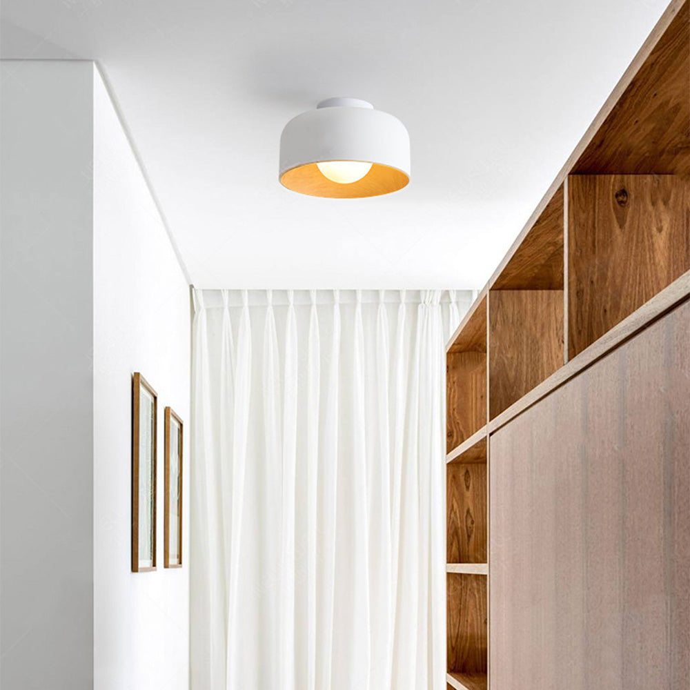 Sleek Metal Dome Light