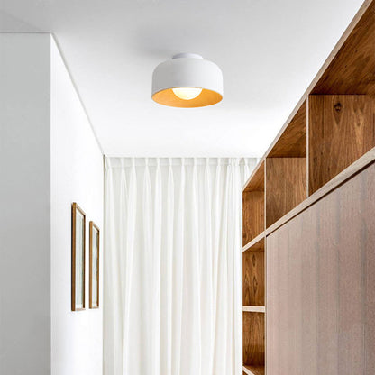 Sleek Metal Dome Light