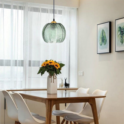 Tinted Globe Hanging Lamp