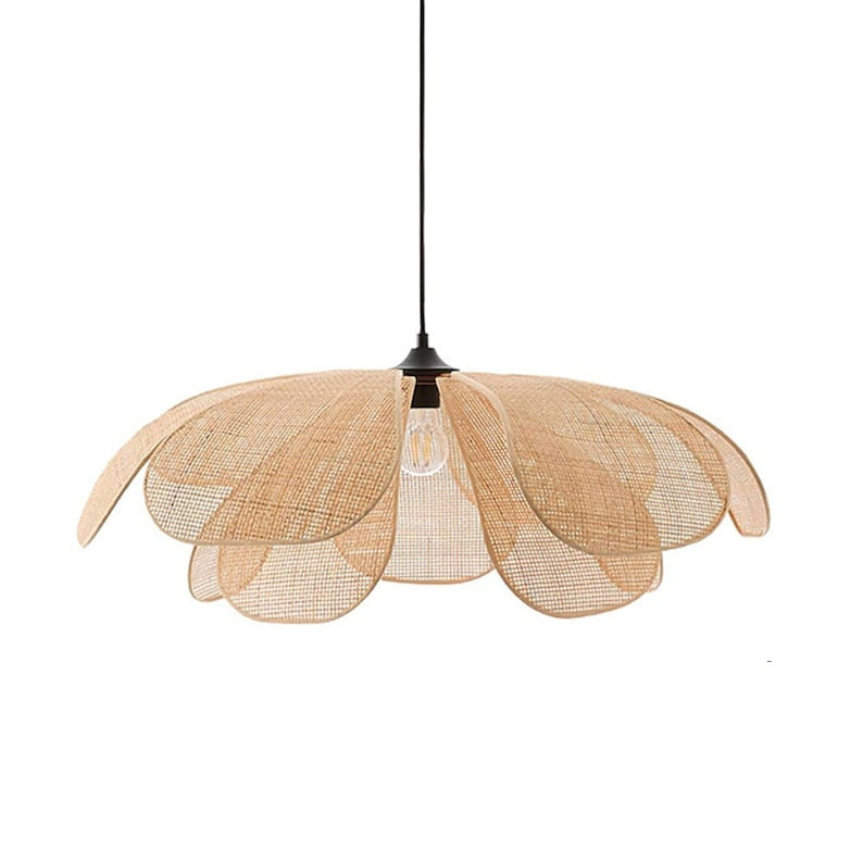 Rattan Petal Ceiling Light