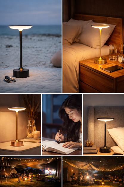 Amberlin Art Deco Brass Table Lamp