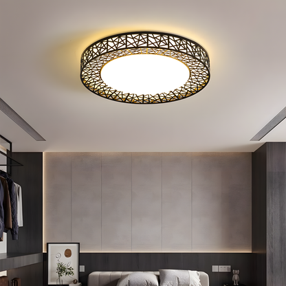 Geometric Flush Ceiling Lamp