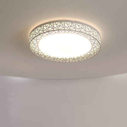 Geometric Flush Ceiling Lamp