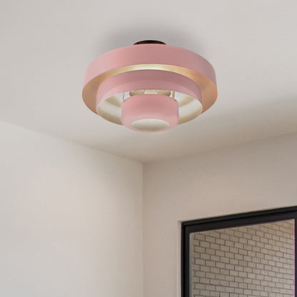 Mid-Century Flush Mount Light