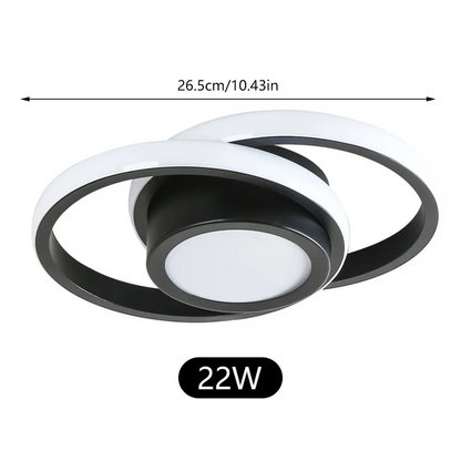 Twin Ring LED Ceiling Light