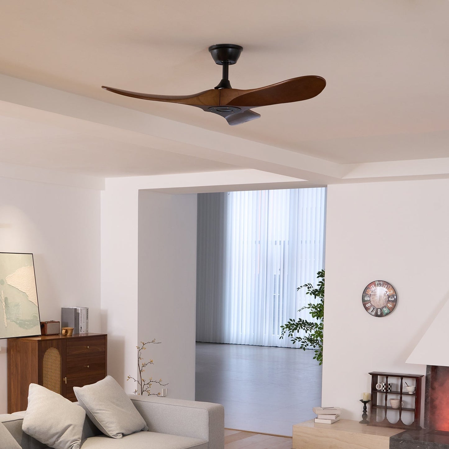 Modern Wooden Ceiling Fan