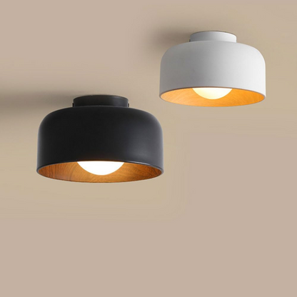 Sleek Metal Dome Light