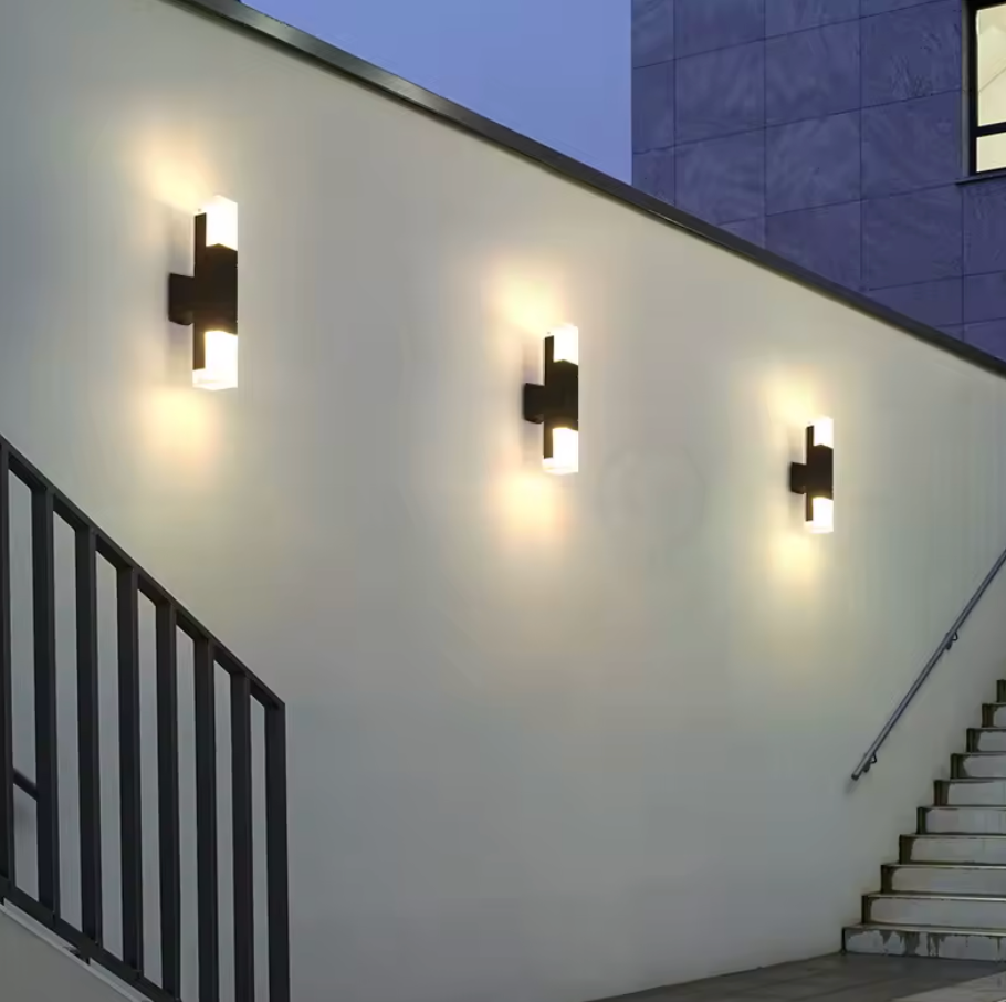 Slim Outdoor Security Wall Light