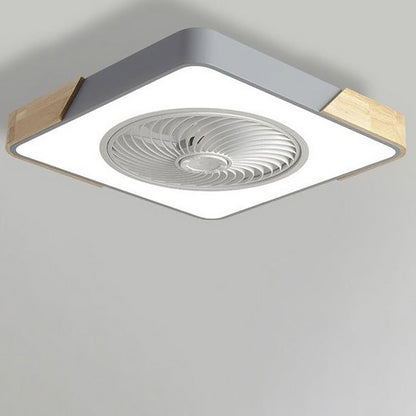 Modern Wood LED Ceiling Fan Light