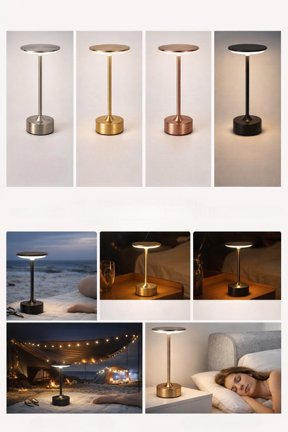 Amberlin Art Deco Brass Table Lamp