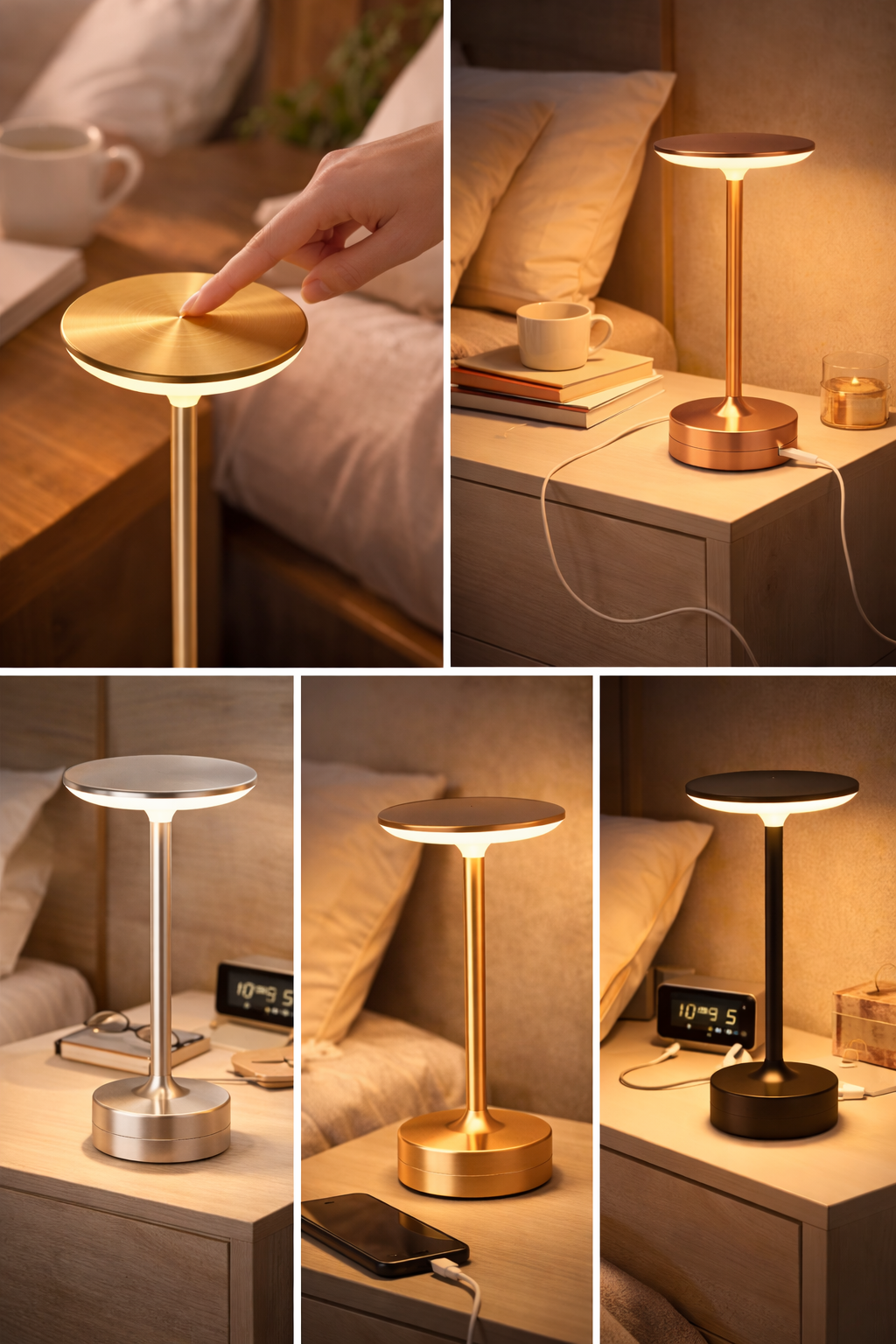 Amberlin Art Deco Brass Table Lamp