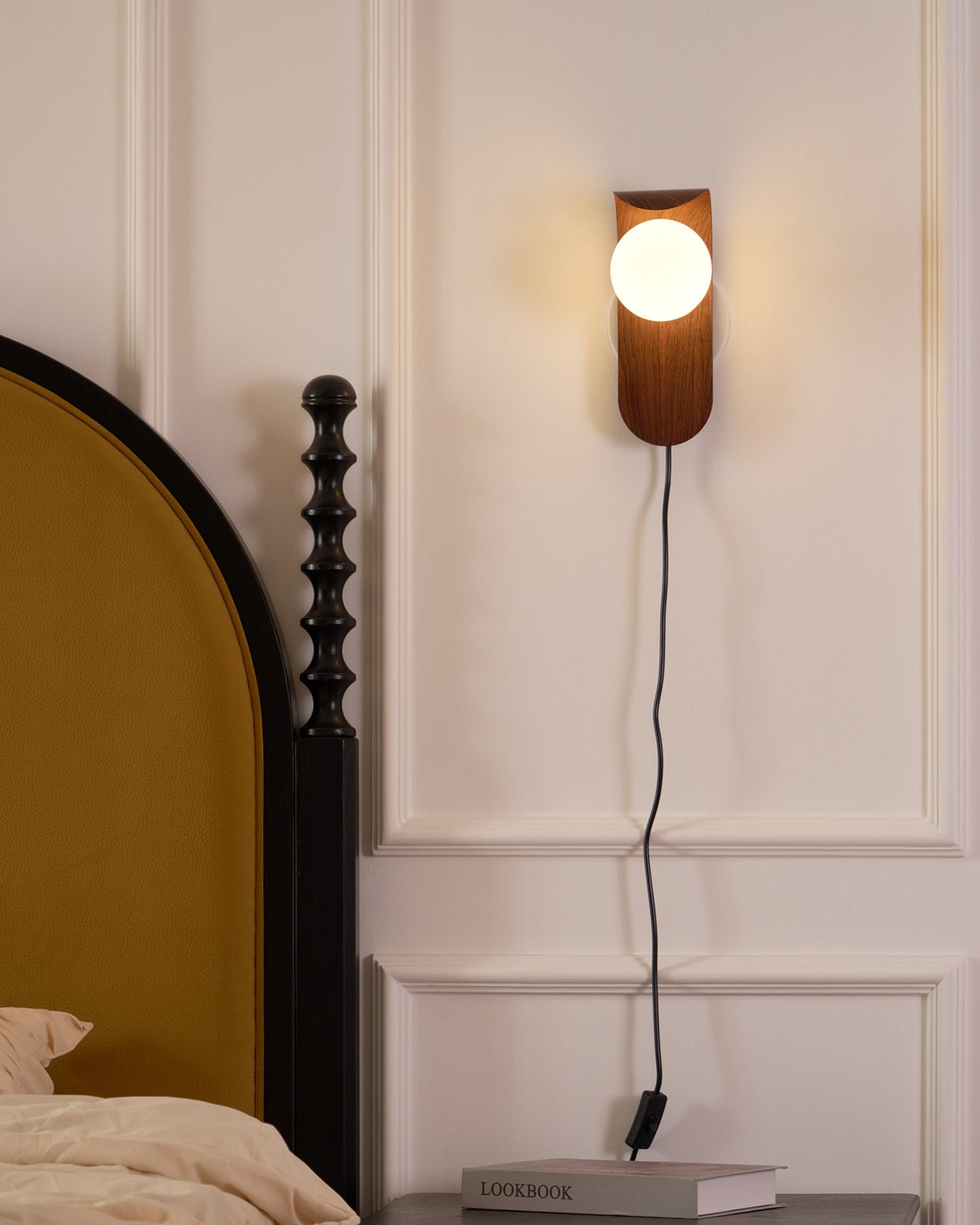 Contemporary Wood Accent Lamp
