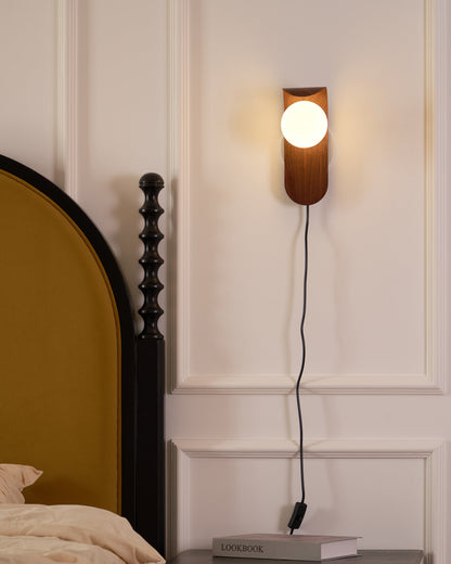 Contemporary Wood Accent Lamp