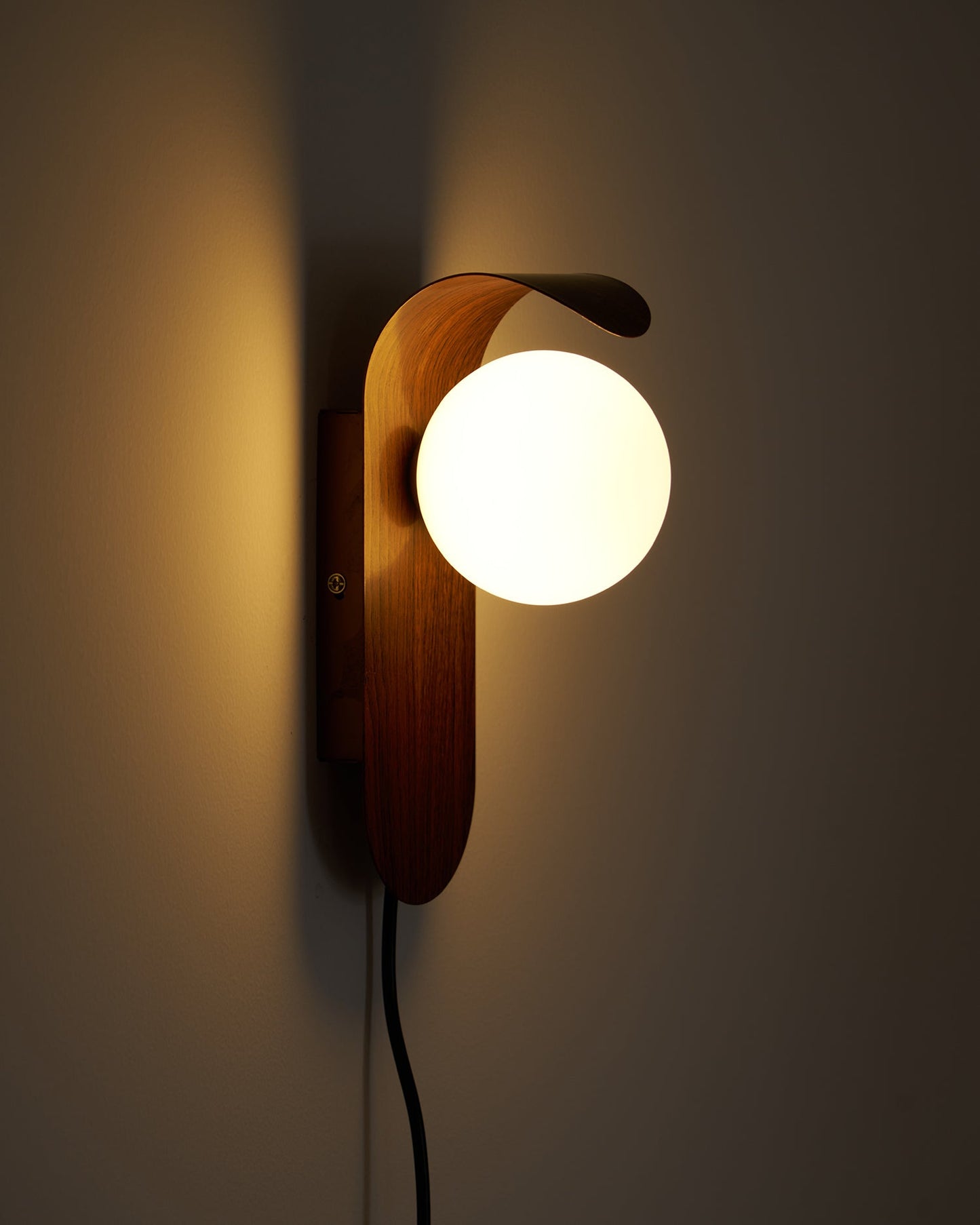 Contemporary Wood Accent Lamp