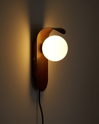 Contemporary Wood Accent Lamp