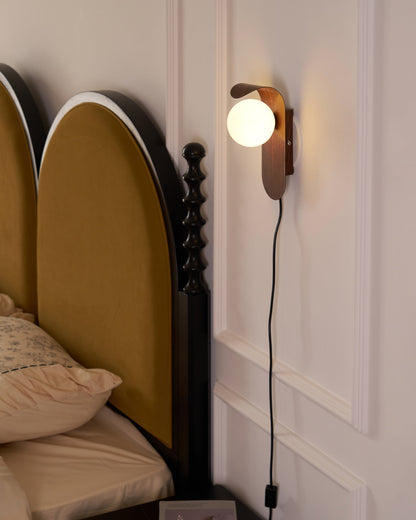Contemporary Wood Accent Lamp