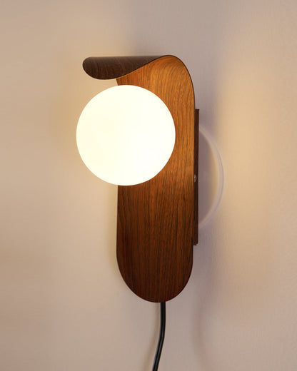 Contemporary Wood Accent Lamp