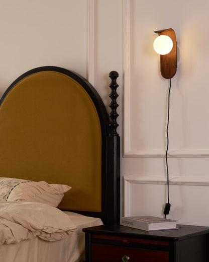 Contemporary Wood Accent Lamp