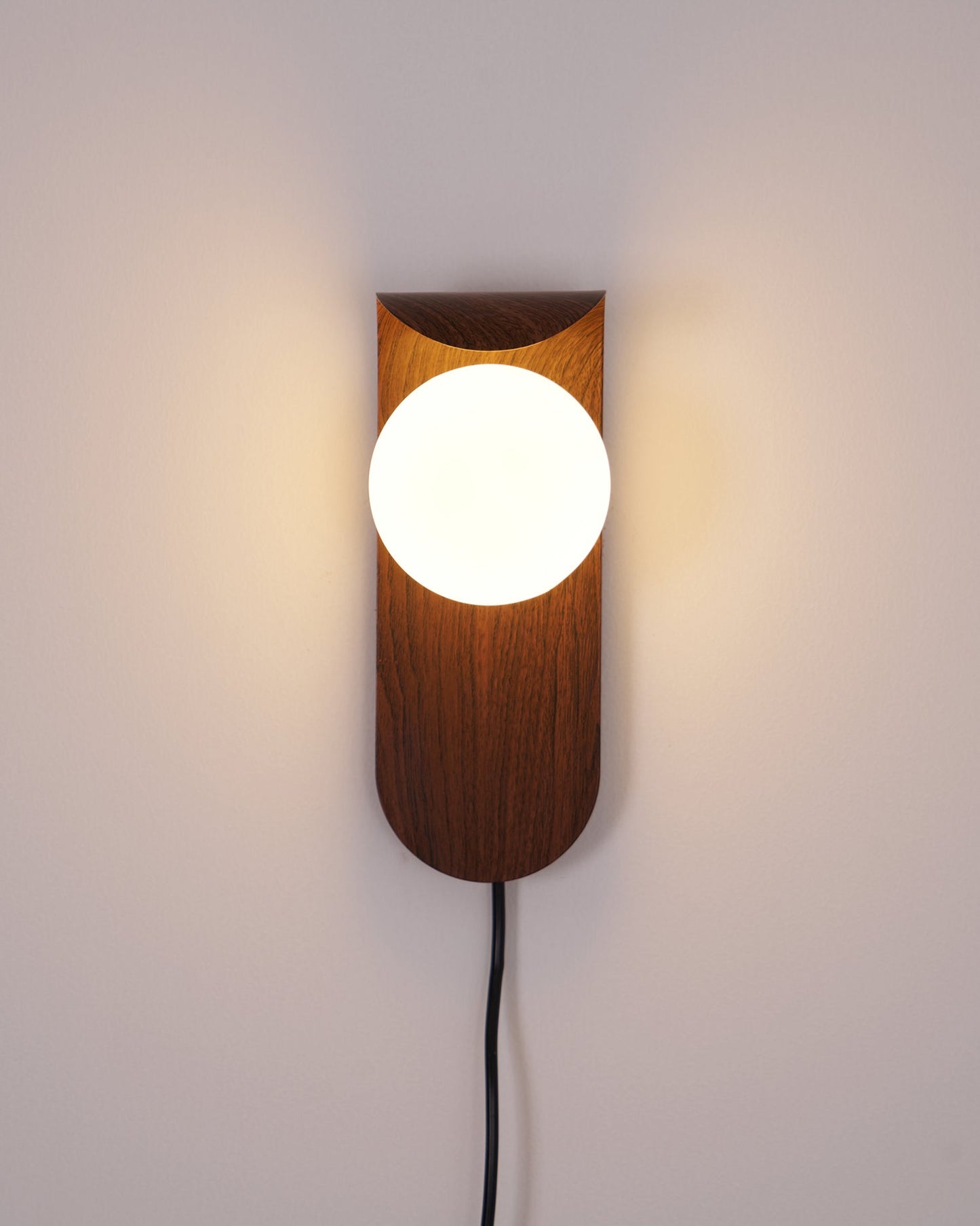 Contemporary Wood Accent Lamp
