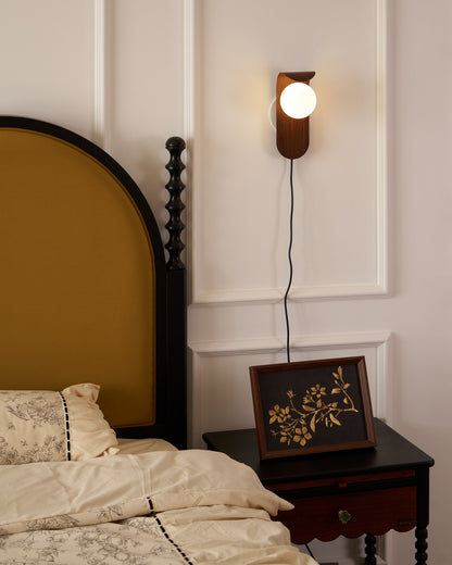 Contemporary Wood Accent Lamp
