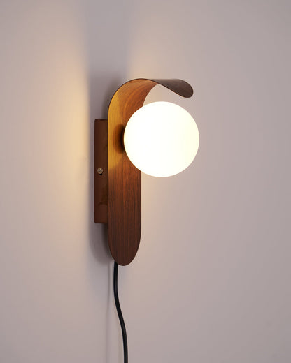 Contemporary Wood Accent Lamp