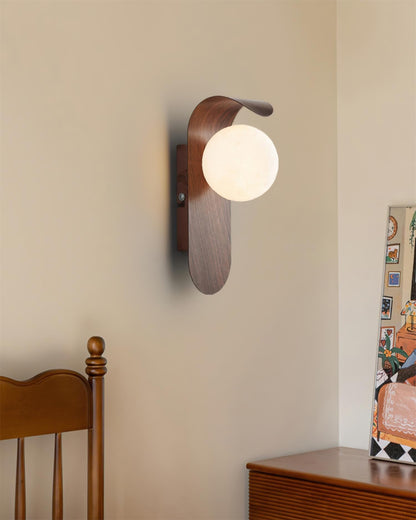 Contemporary Wood Accent Lamp