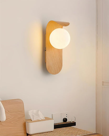 Contemporary Wood Accent Lamp