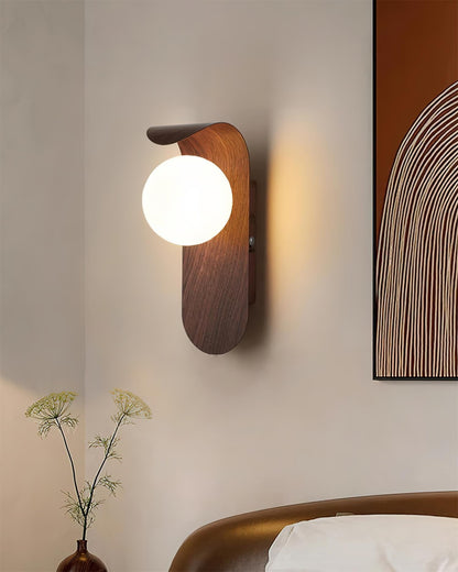 Contemporary Wood Accent Lamp